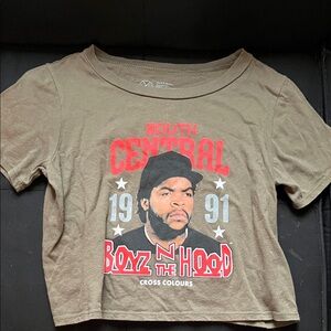 Kids Graphic Tee - Olive Green